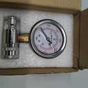 Raincovo Pressure Washer Gauge, 6000 PSI, 3/8 Inch Quick Connect, Pressure Gauge for Power Washer