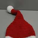 Vinsatin 21 x 12 Inch Christmas Red Tree Topper Hat Knitted Santa Hat Tree Topper Large Funny Christmas Trees Top Decorations for Xmas Trees Ornament Holiday Party Supplies