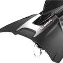 Stingray Hydrofoil - Starfire Hydrofoils for 40-300 hp Boats (Black) - No-Drill Engine Stabilizer Fins for Outboard/Outdrive Motors - Made in the USA