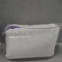 HOMELAB Adjustable Shredded Memory Foam Body Pillow, Cooling Long Pillow with Washable Cover, Full Support for Side Sleepers, Back, Hip & Leg Comfort, 1 Pack 20"x52" (White)