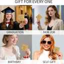 Ronglry Crystal Keychain Good Luck For Your Next Chapter Anxiety Relief Healing Crystal for New Beginnings Gifts for Women