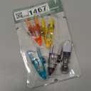 Brite Concepts Set of 6Colorful Magnetic Multi-Clips to Hang Documents or Close Bags #16499, 1 Pack of 6 Clips