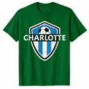 Charlotte 704 Jersey - Fan Badge DISTRESSED T-Shirt, Green, size 3XL