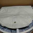 Portable Bath Tub No Installation, Foldable Bathtub for Adults, Separate Hot SPA Tub for Shower Stall, Non-Inflatable Ice Folding Bathubs, Family Soaking Baths (Gray, 37.421.621.6 inch)
