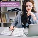 2 x 2026 Planner, Weekly and Monthly Calendar Planner Book, January 2026 - December 2026, Hardcover Spiral Planner with Monthly Tabs, Notes Pages, Perfect for Women & Men, A5 (6.4" x 8.5") - Purple