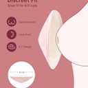 3 x Washable Nursing Pads 6 PCS Reusable Breast Pads for Breastfeeding Soft and Super Absorbent Nipple Pads with Laundry Bag & Travel Storage Bag for Postpartum Essentials - 4.7inch (Contoured Shape, 6PCS)