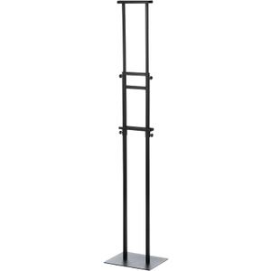 YOKIVE Poster Stand, Double-Sided Easel Stand for Display, Adjustable Height Sign Stand, Great for Displaying Poster Wedding Sign (Black, 79-Inch)