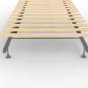 Greaton, 0.68-Inch Horizontal Wooden Bunkie Board/Bed Slats, Twin XL, Beige