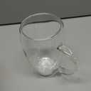 DINGPAl 15 oz Double Walled Glass Coffee Mugs, Set of 4 Large Double Wall Layer Coffee Mug Insulated Borosilicate Glass Cups with Handle and Spoon for Latte, Cappuccino, Espresso, Americano