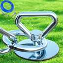 Catapamey Dog Tie Out Cable and Stake,(up to 200lbs) 360° Swivel Dog Run Anchor -with 30FT Heavy Duty Cable, Runner for Yard-Dog Stake for Yard Outdoor Camping