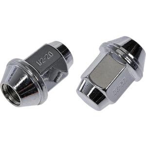 Dorman 611-292 Wheel Nut 1/2-20 Dometop - 13/16 In. Hex, 1.5 In. Length Compatible with Select Ford / Mercury Models, 10 Pack (OE FIX)