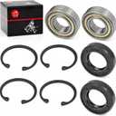 Rear Axle Bearing Seal Clips Kit For Yamaha Golf Cart G14 G16 G20 G21 G22 1995-2007