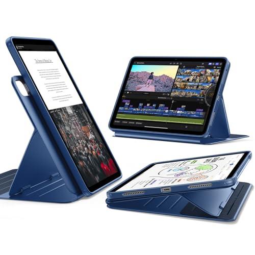 ESR for iPad Air 11 Inch Case M4/M3/M2 (2026/2025/2024), iPad Air 5th/4th Gen Case (2022/2020) 10.9 Inch, Removable Magnetic Cover, Adjustable Portrait/Landscape Stand, 9 Standing Angles, Blue