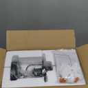 Flush Mount Ceiling Light Fixture < Bulb NOT Included >, Black Metal Frame Ceiling Light Fixture with Seeded Glass, Farmhouse Light Fixture for Kitchen Island Entryway Porch Foyer