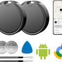 Air Tags for Android,Air Tags-2 Pack Android,Android Tracker Tags,2 Year Battery Life,Google Find Trackers for Google'S Find Hub App,IP65 Waterproof Luggage Tracker Android for Keys,Wallets,Luggage