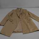 UNIQUE21 Notch Lapel Pea Coats for Women's Classic Double Breasted Winter Coats XS