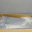 Double Pull-Out Trash Can, 35QT Under-Cabinet Kitchen Bin, Metal Frame, Grey, Fits Above 18 Opening Cabinets