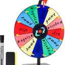 Pareberry 12 Inch Heavy Duty Spin Wheel Prize Wheel with 12 Slots Good for Carnival Events Home Parties and Tradeshows