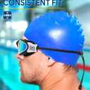 Swim Goggles, Polarized Adult Swimming Goggles Bungee Strap No Hair Pulling Anti-fog Pool Goggles for Men Women