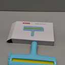 KW-triO Paper Crimper for Chip Bags Crafting Paper Creasing Tool for Scrapbooking, Quilling, Wrapping, Bag Sealing Decorative Edge Creaser with 8-1/2 Inches Width Roller (Cyan)