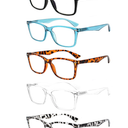 CCVOO Reading Glasses for Women/Men, Eyeglasses, Blue Light Readers for Women/Men, Computer Eye Glasses, Cheaters , Pack of 6