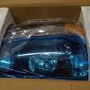 WEELMOTO Headlights Compatible with 2000-2005 Chevy Impala, Headlight Assembly for 00 2001 2002 2003 2004 05 Impala Black Housing Amber Reflector Driver&Passenger Sides
