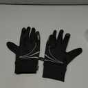 RUIXUE Winter Gloves for Men Women, Warm Thermal Windproof Touchscreen Non-Slip (Medium, Black)