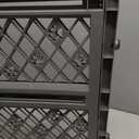 MYPET North States Paws Portable Pet Gate: 26-40" Wide. Pressure Mount. No Tools Needed. Made in USA, 23" Tall, Expandable, Durable Dog Gates for Doorways, Fieldstone Gray