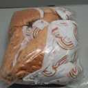 Miracle Baby Car Seat Swaddle Blanket, 2.5 TOG Breathable Cotton Stroller Blanket with 3-Point Harness, Soft Minky Dot Wrap for Infant Boy Girl, 35.4"x35.4" (Rainbow)