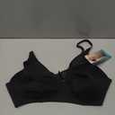 Vanity Fair Women's Full Coverage Beauty Back Smoothing Bra, 4-Way Stretch Fabric, Lightly Lined Cups up to DD (Black)