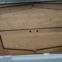 JIKUGO Bamboo Folding Coffee Table No Assembly Required Japanese Floor Table for Bedroom Living Room, Walnut, 26 x 15.8 x 11.8 Inches, Large