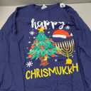 Merry Chrismukkah Funny Gnomes Sweatshirt L