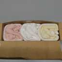 KeaBabies 3-Pack Organic Swaddles for Newborns Girls, Boys with Hats - Soft Cotton Baby Sleep Sacks 0-3 Months, Breathable Baby Hats and Swaddles 0-3 Months, Newborn Essentials Must Haves (Daffodil)