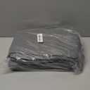 H.VERSAILTEX Linen Blackout Curtains 108 Inches Long 100% Absolutely Blackout Thermal Insulated Textured Linen Look Curtain Draperies Anti-Rust Grommet, Energy Saving with White Liner, 2 Panels, Grey