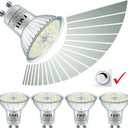 EACLL MR16 GU10 LED Bulb Dimmable, 5000K Daylight, 7W Equivalent 75W, 25,000 Hours Lifetime, Energy Efficient Light, 750 Lumens 120 Degree Flood Beam No Flicker Spotlight, 4-Pack