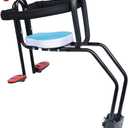Kisangel Seat Blue Bicycle Seat for Boys Front Mounted Bike Seat for Mountain Biking Sturdy and Easy to Install