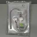 4 Pack Heavy Duty U Shaped Metal Curtain Holdbacks Curtain Tiebacks with Clear Crystal Ball Pull Backs Curtain Holders for Drapes (Silver)