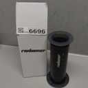 French Press Coffee Maker, 2-in-1 Single Serve K Cup Compatible, Portable Coffee Machine for Ground Coffee, Black, 10 Oz Capacity, for Camping, Travel