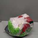 Adults Green Monster Costume Men Women Funny Outfit with Mask Belt Gloves Shoe Covers Christmas Cosplay Props