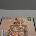 City Bakery Cafe House Building Set with Light, 1289 PCS Baking Shop Building Block Toy with Coffee Cake Bread Bakery Room, Pastry Construction Model for Adults Teens Kids Boys Girls Ages 8-12+