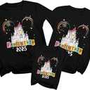 MYHALF Magical Family Shirts Matching 2025 Vacation Family Matching Outfits Mom and Mini Cute Summer Trip Clothes (Small, Black)