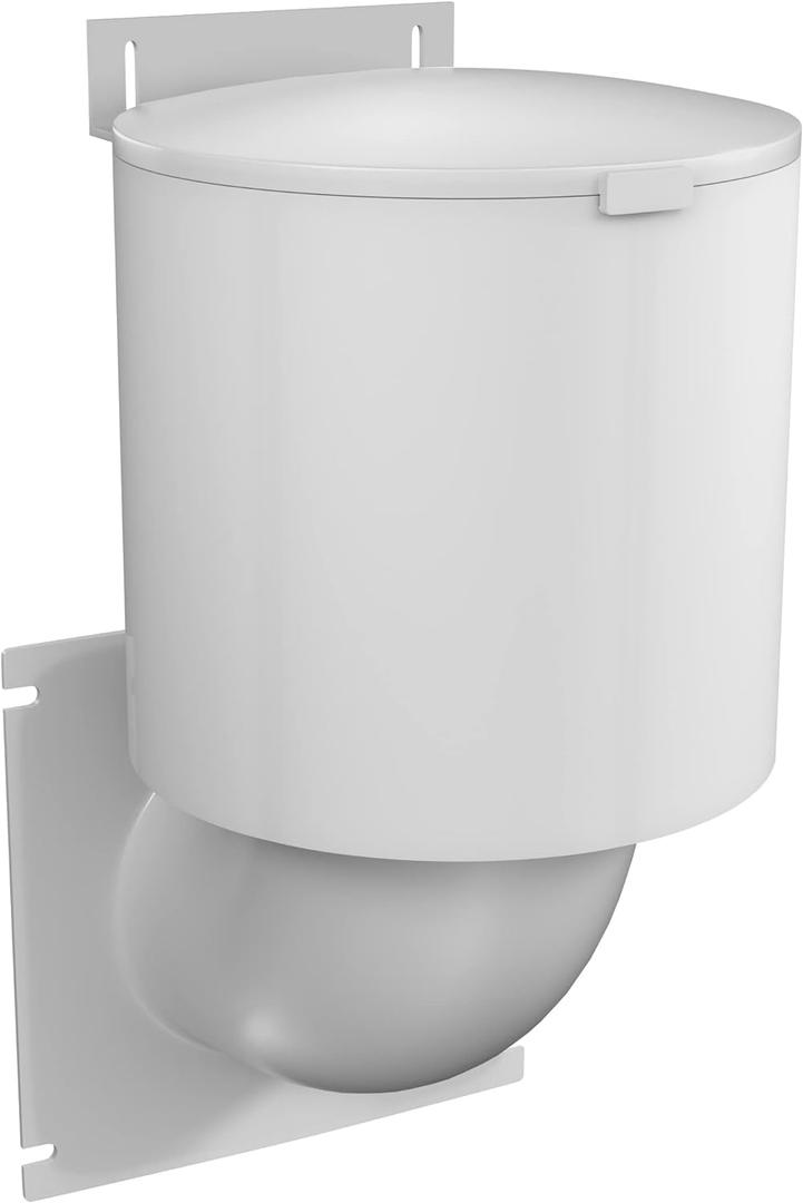 Dryer Vent Cover 4 inch with UV RESISTANT - Outdoor Dryer Vent Cover Natural Energy Saving, Dryer Vent Seal for Home Exterior (White)