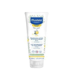 Mustela Baby Nourishing Lotion Daily Body Lotion for Dry Skin - with Natural Avocado, Cold Cream & Beeswax - 6.76 fl. oz. 