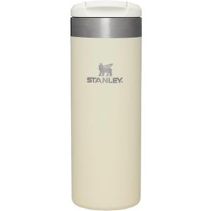 Stanley AeroLight Transit Bottle 16 oz | Locking Drink Through Lid | Leak Resistant Water Bottle or Coffee Travel Mug | Lightweight Insulated Stainless Steel | BPA-Free | Cream Glimmer