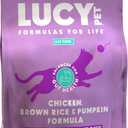 Lucy Pet Products Pet Chicken, Brown Rice & Pumpkin, LID Cat Food 4lb (EXP 10/14/26)