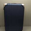 LEVEL8 Grace Luggage, 28 Inch Hardside Suitcase, Abs+Pc Harshell Spinner Luggage with Tsa Lock, Spinner Wheels, Blue, 28 Inch