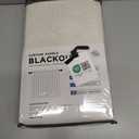 100% Blackout Shield Linen Blackout Curtains for Bedroom 84 Inches Long, Back Tab/Rod Pocket Living Room Drapes, Thermal Insulated Blackout Curtains 2 Panels Set, 50" W x 84" L, Cream