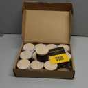 MGLIFEUL Candle Tins Jars Container Vessels for Making 4 8 Oz Black Empty Candle Tins Can Gift Box Packaging Plate with Lids Wax Container Bulk Making DIY Candle Supplies Accessories(Black,4oz,12pcs)