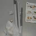 TocTen Double Bath Towel Bar - Thicken SUS304 Stainless Steel Towel Rack for Bathroom, Bathroom Accessories Double Towel Rod Heavy Duty Wall Mounted Square Towel Holder(Brushed Nickel, 24 INCH)