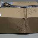 6 FT Pop Up Christmas Tree with 100 Warm White & Multicolor Lights Lights &Timer, Green Christmas Tinsel Tree, Collapsible Artificial Pencil Tree for Home Party Decor, Battery Powered, Easy Assembly